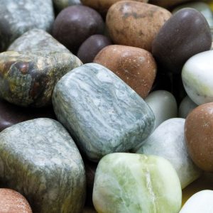 Assorted Coloured- Polished Pebbles