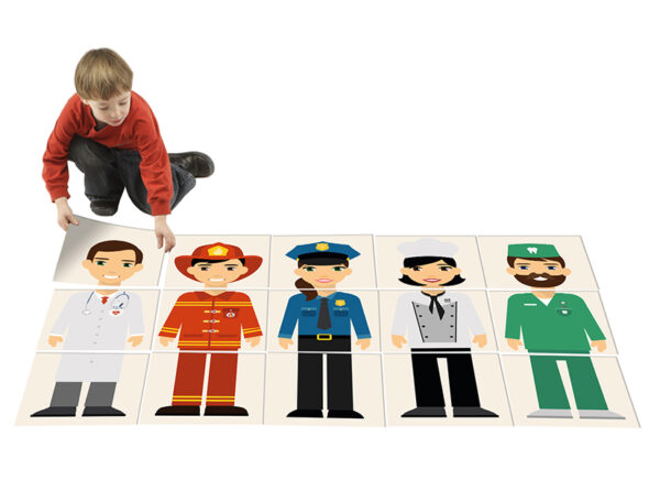 Occupational Mix Up Play Mats Polyester Set of 15