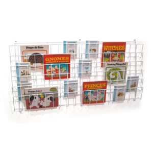 Horizontal Wall Book Rack (6 Shelves)