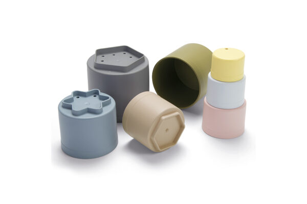Tiny BioPlastic Stacking Cups